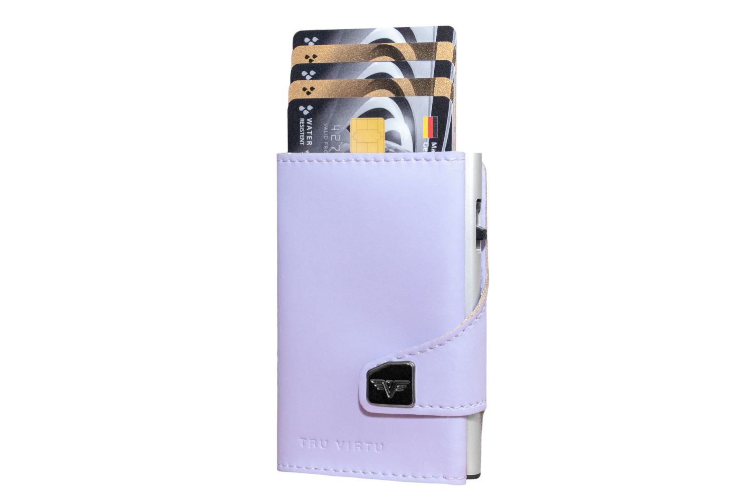 Tru Virtu Click & Slide Wallet *Special Edition* Lilac Matt/Silver