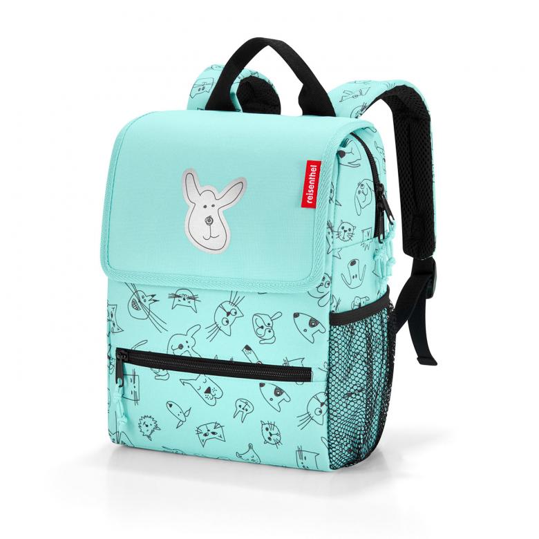 Reisenthel Kids Rucksack Backpack cats and dogs mint Reisenthel Kids Rucksack Backpack cats and dogs mint