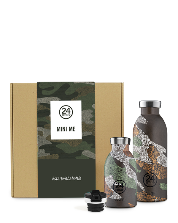 24Bottles® Gift Box Mini Me Clima Bottle Camo Zone
