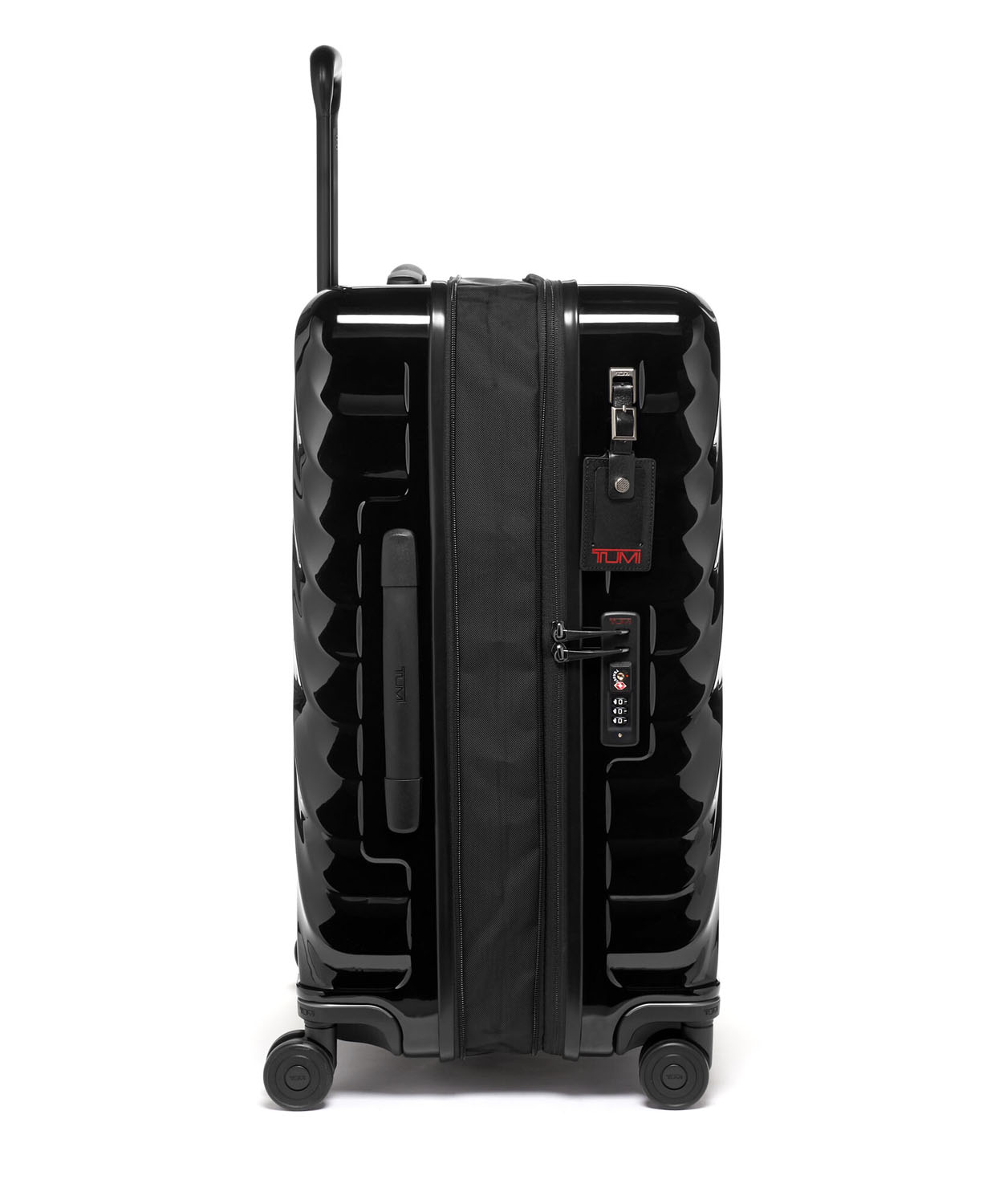 Tumi 19 Degree Erweiterbarer Aufgabekoffer für Kurzreisen 66cm, glänzed Black
