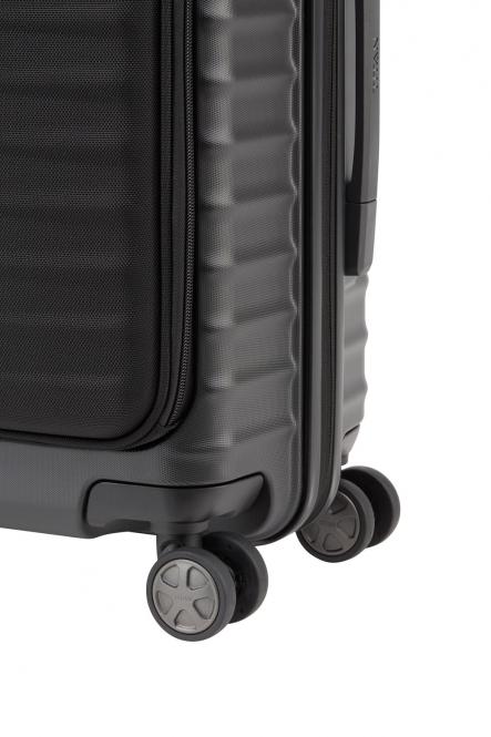 LTAA TITAN LITRON 4-Rollen Trolley S mit Vortasche Schwarz