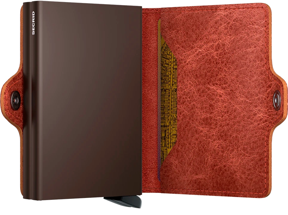 Secrid Twinwallet Vintage 8/12 Geschützte Karten TV-Orange