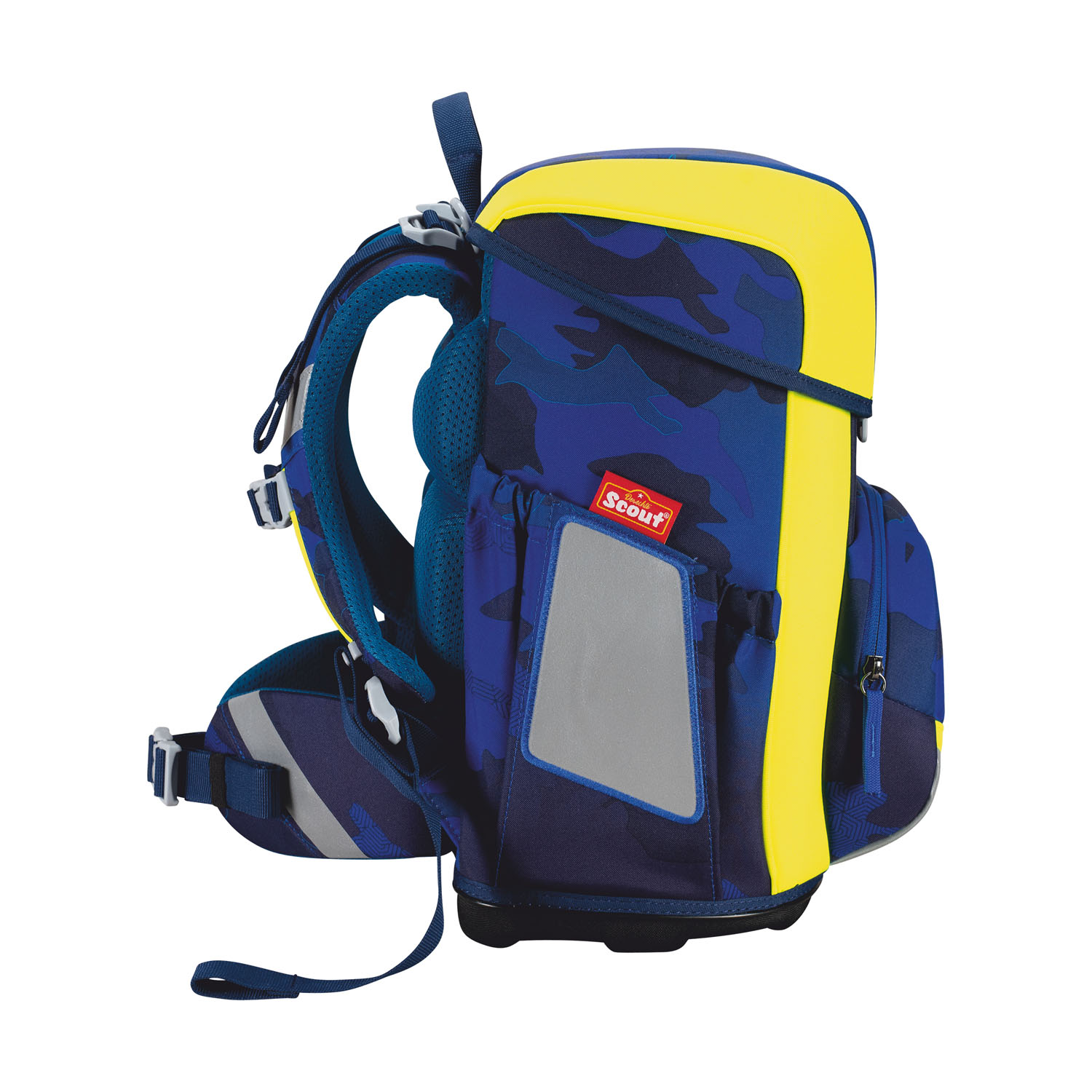 Scout Neo Schulranzen-Set 4-teilig DIN Blue Police