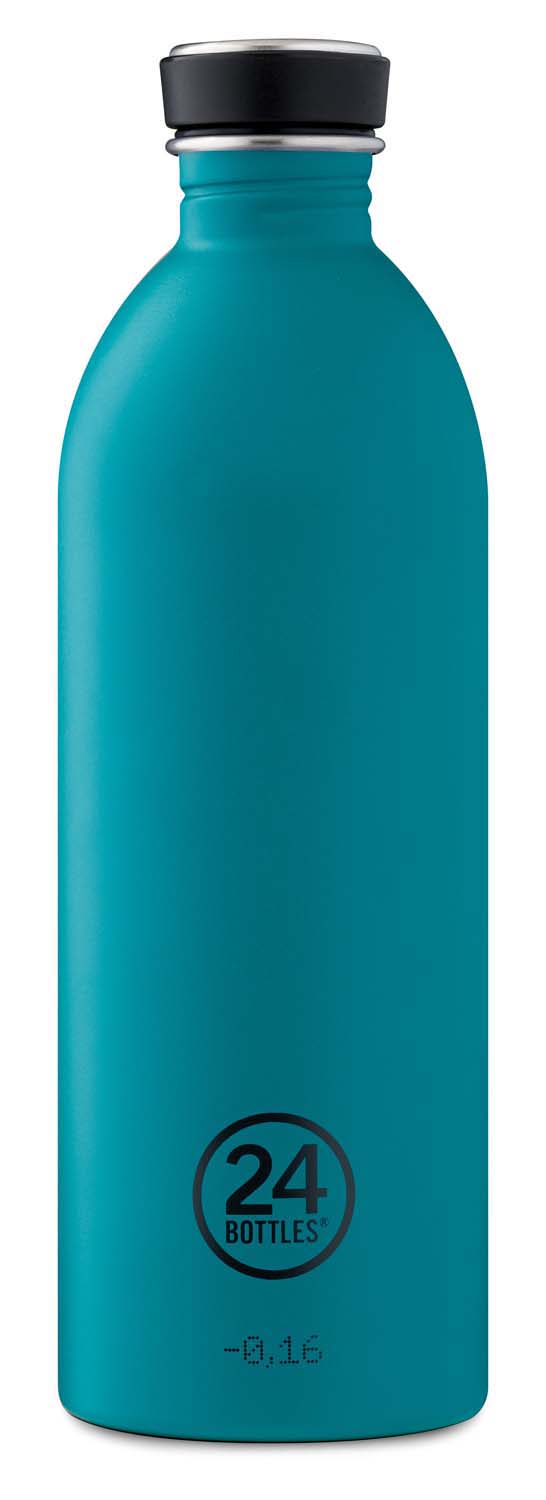 24Bottles® Urban Bottle Earth 1 Liter Atlantic Bay Stone