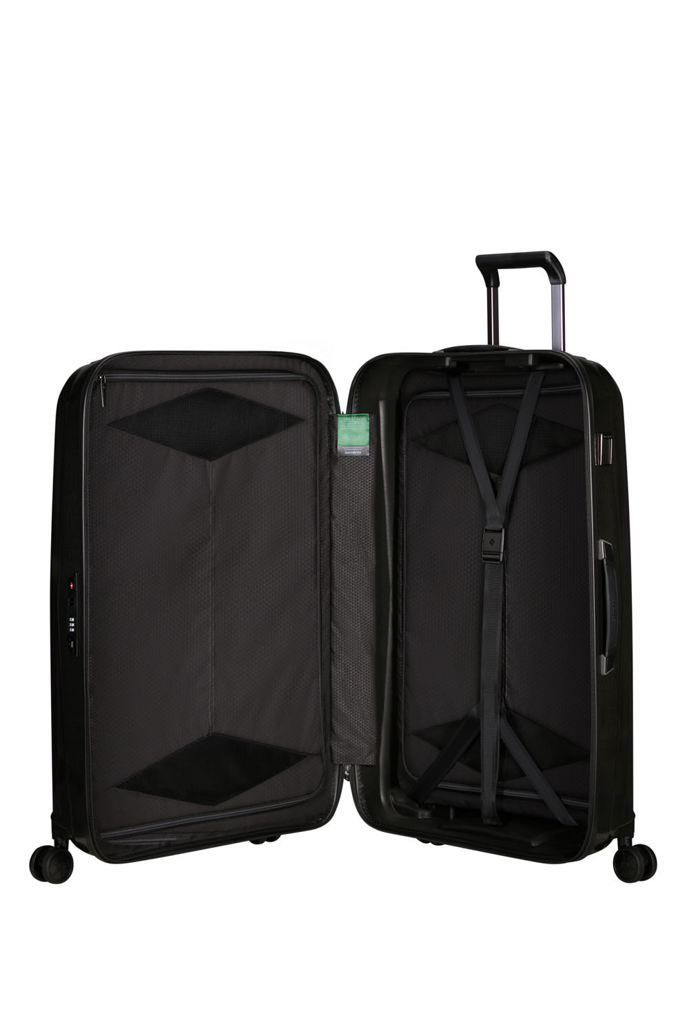 Samsonite Major-Lite Trolley mit 4 Rollen 77cm + GRATIS HOTELGUTSCHEIN Schwarz