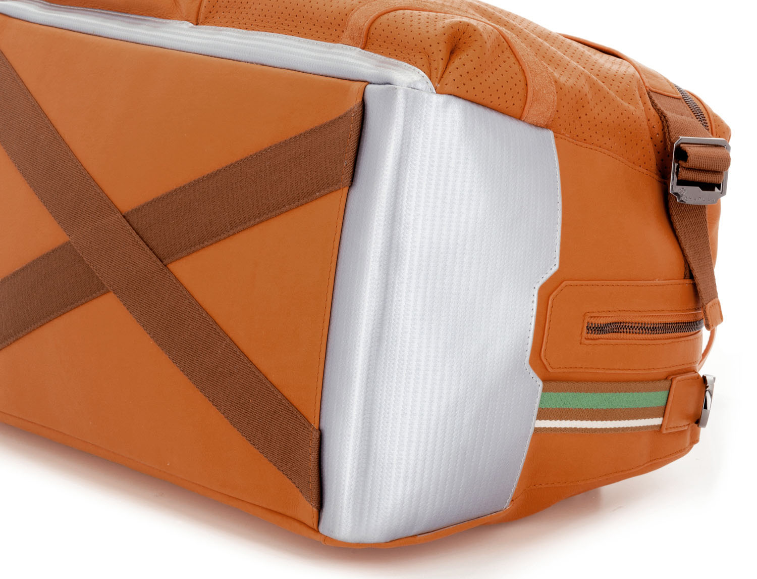 SCHARLAU Slackline MERAYO Leder-Reisetasche Orange SCHARLAU Slackline MERAYO Leder-Reisetasche Orange