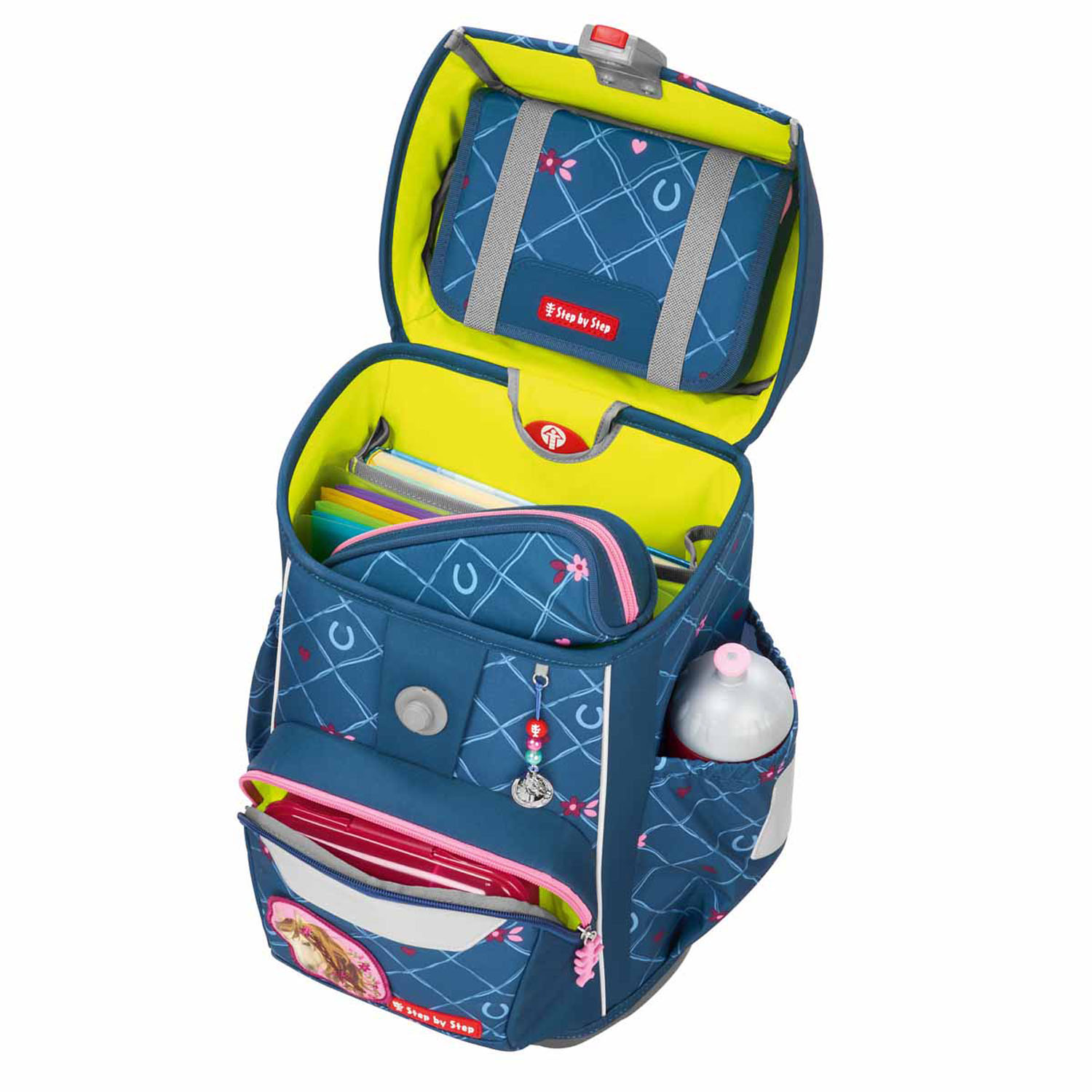 Step by Step GIANT Der große Schulranzen, 5-teiliges Set Horse Lima