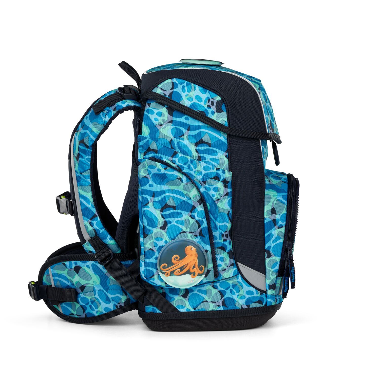 ergobag cubo ECO HERO 5-teiliges Schulrucksack-Set 2025 AbtauchBär ergobag cubo ECO HERO 5-teiliges Schulrucksack-Set 2025 AbtauchBär