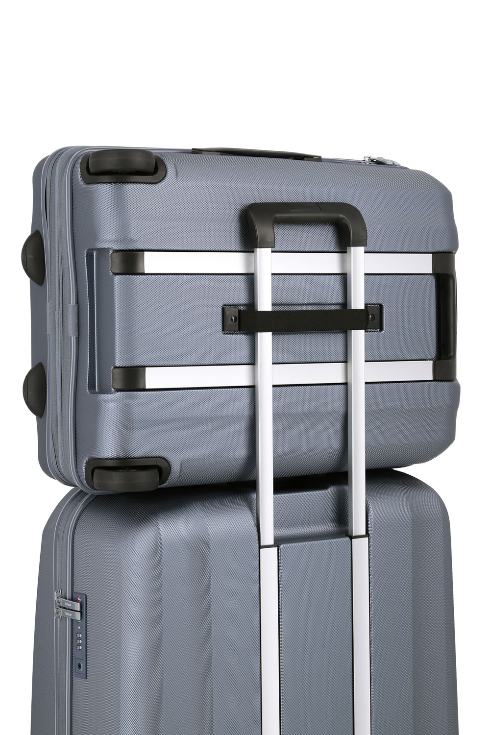 Xenon Trolley S 2 Rollen mit USB, erweiterbar Black