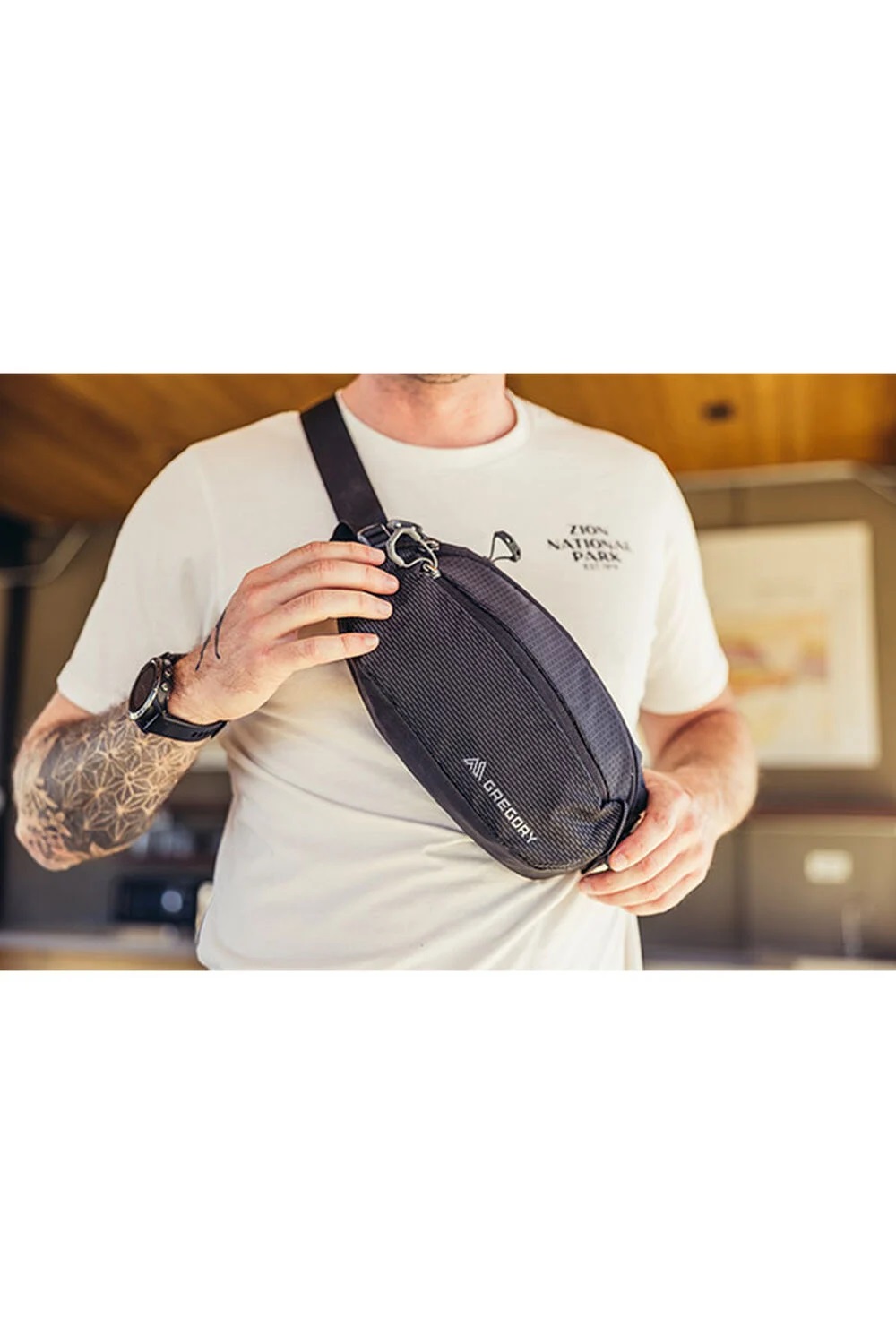 Gregory NANO Waistpack 4 Gürteltasche Optic Black Gregory NANO Waistpack 4 Gürteltasche Optic Black