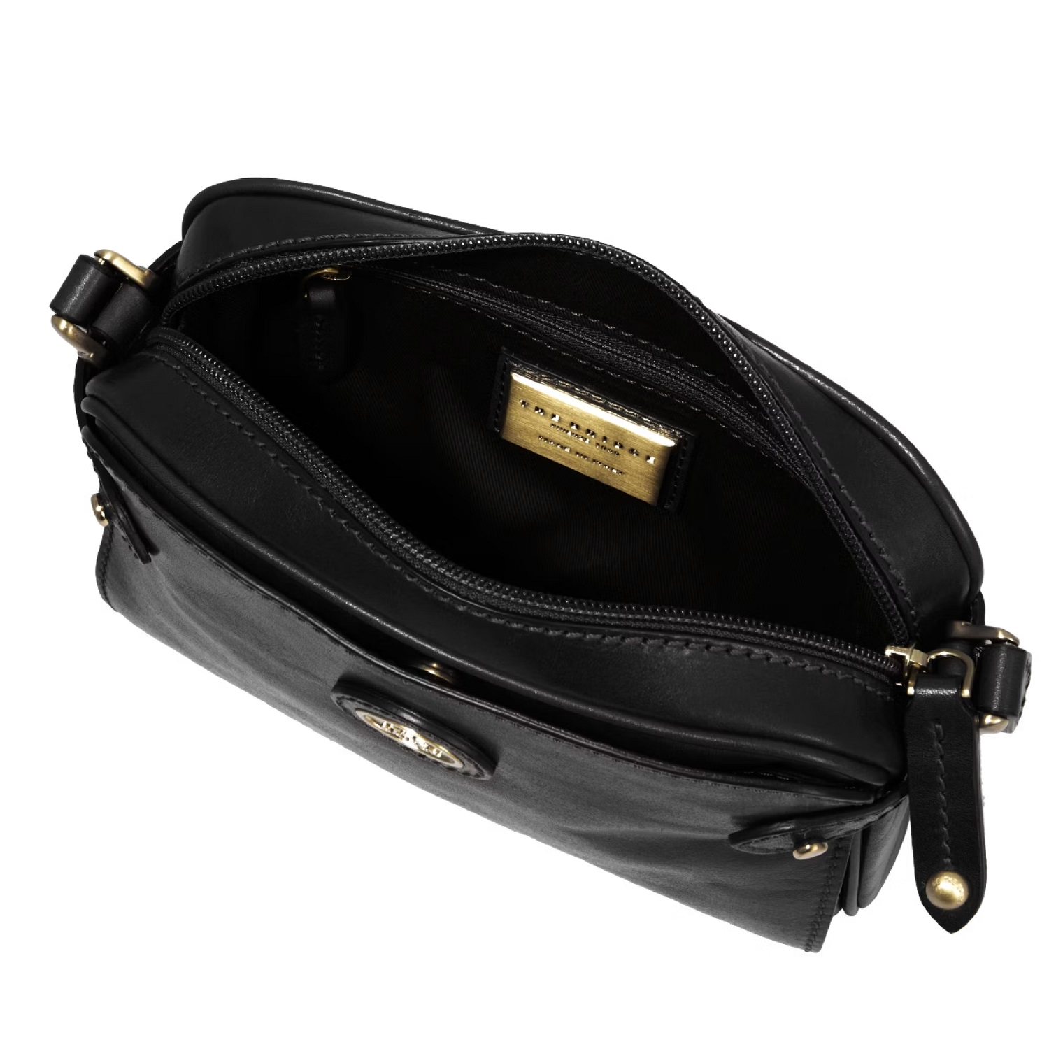 The Bridge Story Donna Mini-Bag Schultertasche 04005801 Schwarz/Gold