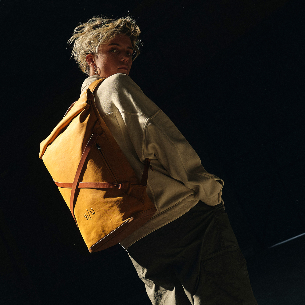 aunts & uncles Japan Osaka Rolltop Rucksack mit 15" Notebookfach butterscotch aunts & uncles Japan Osaka Rolltop Rucksack mit 15" Notebookfach butterscotch