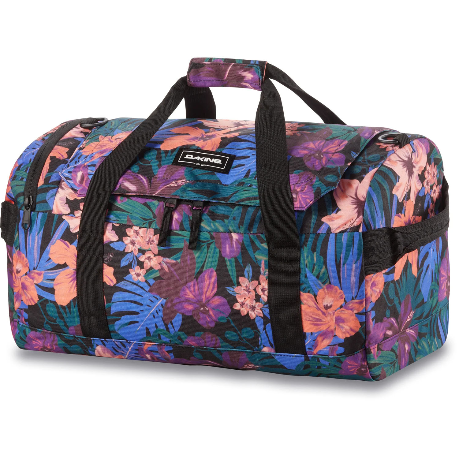 Dakine EQ Duffle 35L Sporttasche Black Tropidelic Dakine EQ Duffle 35L Sporttasche Black Tropidelic