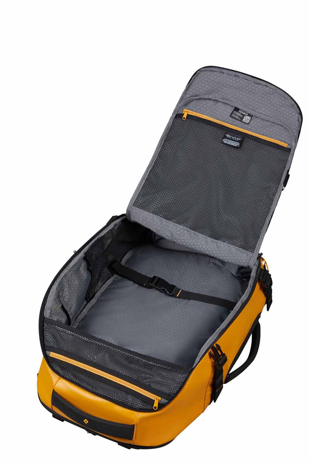 Samsonite Ecodiver Reise-Rucksack S 38L mit 17.3" Laptopfach + GRATIS HOTELGUTSCHEIN Gelb