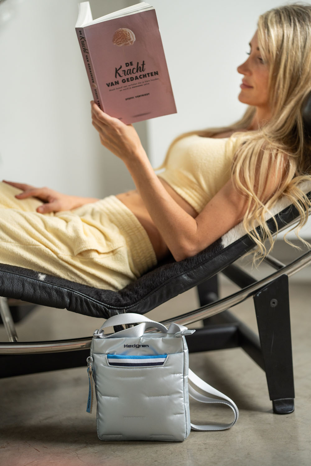 Hedgren Cocoon CUSHY weiche Crossover-Tasche Pearl Blue Hedgren Cocoon CUSHY weiche Crossover-Tasche Pearl Blue