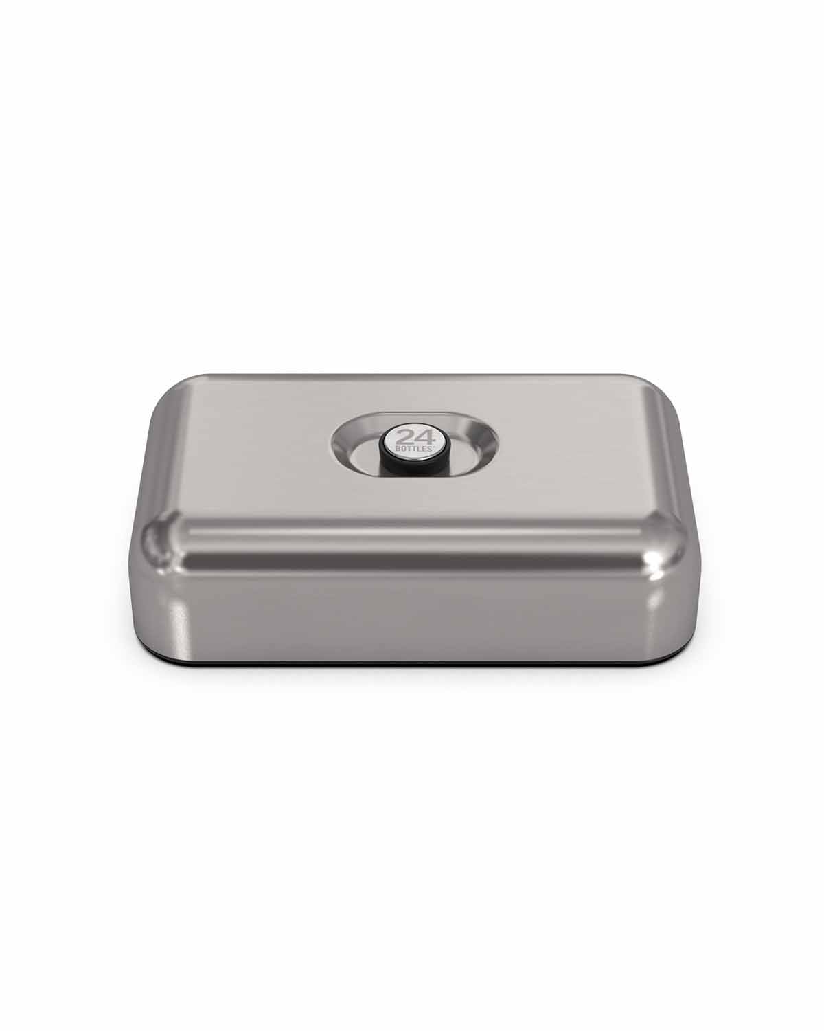 24Bottles® Lunch box Brushed Steel