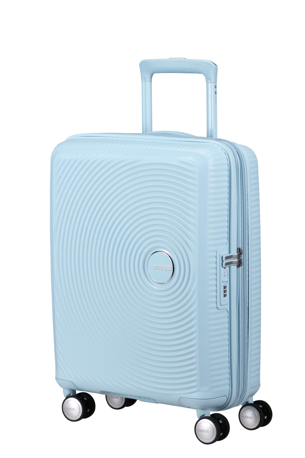 American Tourister Soundbox Trolley S 4R 55cm, erweiterbar Pastel Blue