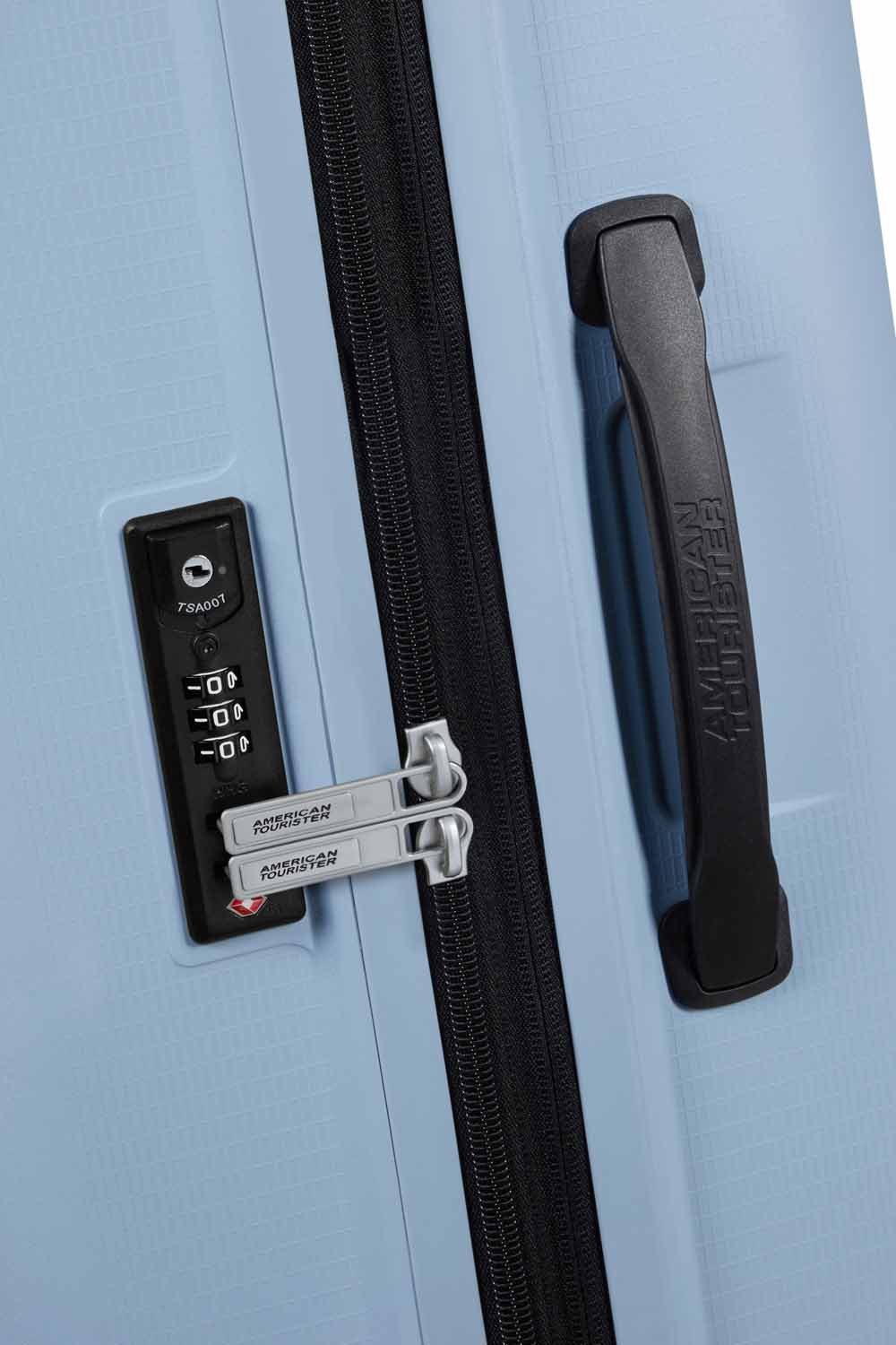 American Tourister AeroStep 67cm Check-in Größe M, erweiterbar Soho Grey