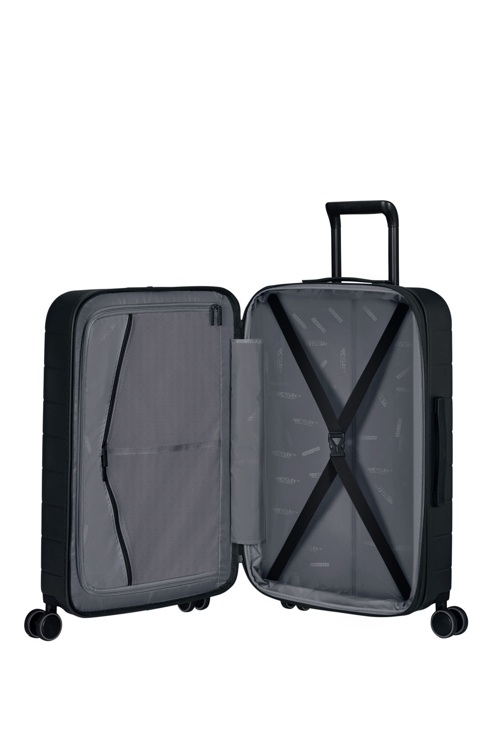 American Tourister Novastream Trolley 67cm mit 4 Rollen, erweiterbar Dark Slate American Tourister Novastream Trolley 67cm mit 4 Rollen, erweiterbar Dark Slate