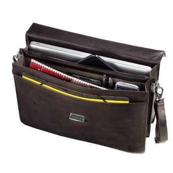 Hama Est. 1923 Amsterdam Rafael Ledertasche Rustic Dark Brown