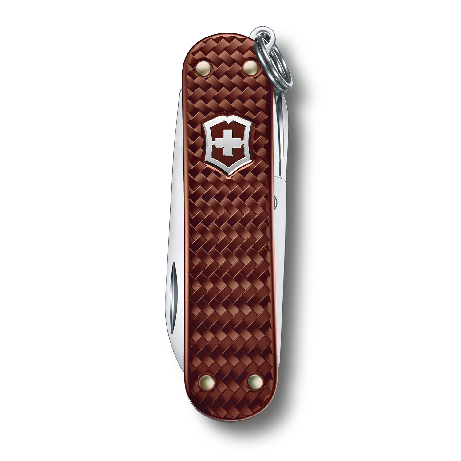 Victorinox Classic SD Precious Alox Kollektion, kleines Taschenmesser Hazel Brown