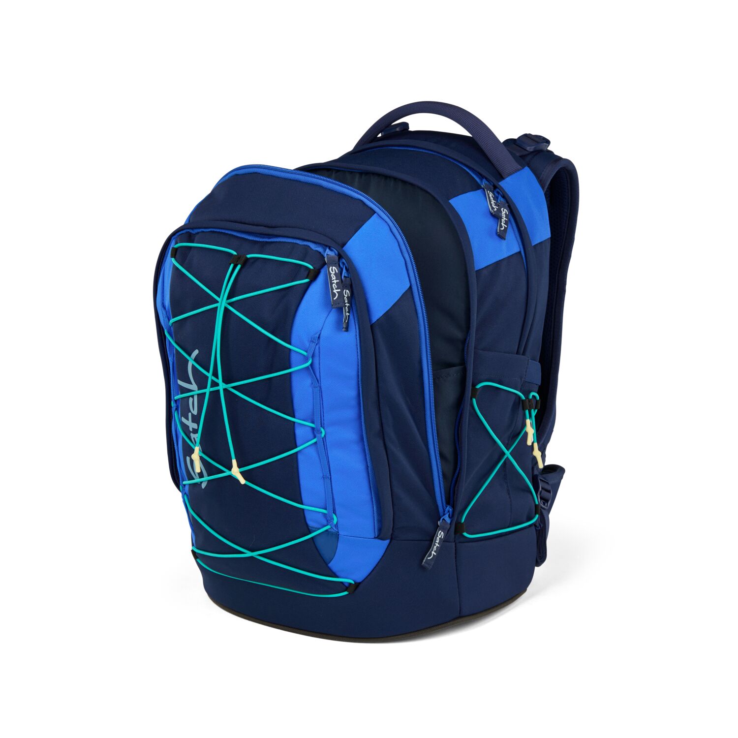 satch pack Sneaker Style Schulrucksack Crossed Blue satch pack Sneaker Style Schulrucksack Crossed Blue