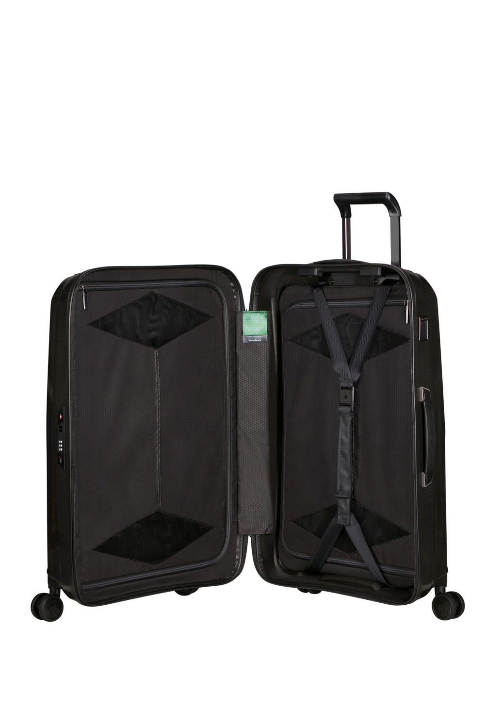 Samsonite Major-Lite Trolley mit 4 Rollen 69cm + GRATIS HOTELGUTSCHEIN Schwarz