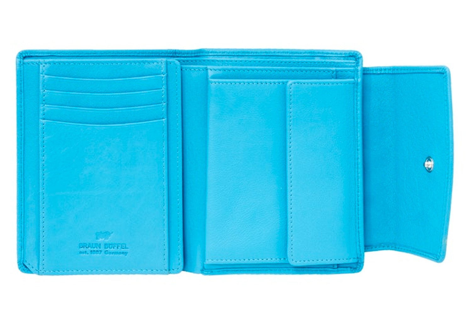 Braun Büffel JOY RFID Geldbörse M 8CS türkis Braun Büffel JOY RFID Geldbörse M 8CS türkis