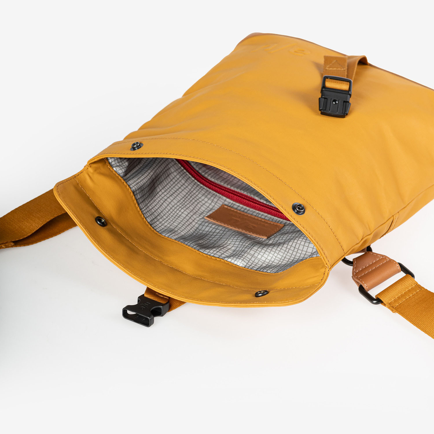 aunts & uncles Japan Yao Rolltop-Umhängetasche mustard