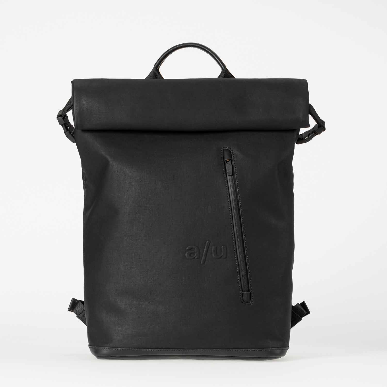 aunts & uncles Japan Fukui Rolltop Rucksack mit 15" Notebookfach black aunts & uncles Japan Fukui Rolltop Rucksack mit 15" Notebookfach black