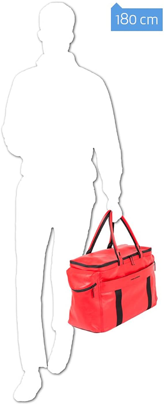 Piquadro Setebos Reisetasche mit regenschirmtasche Rot-scarlet Piquadro Setebos Reisetasche mit regenschirmtasche Rot-scarlet