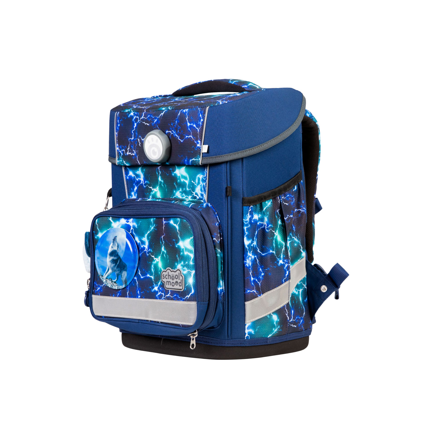 School-Mood Champion Pro 7-tlg. Schulranzenset Felix (Wolf)