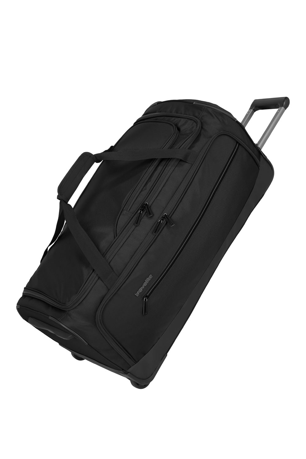 Travelite Crosslite Rollenreisetasche L 79cm Schwarz