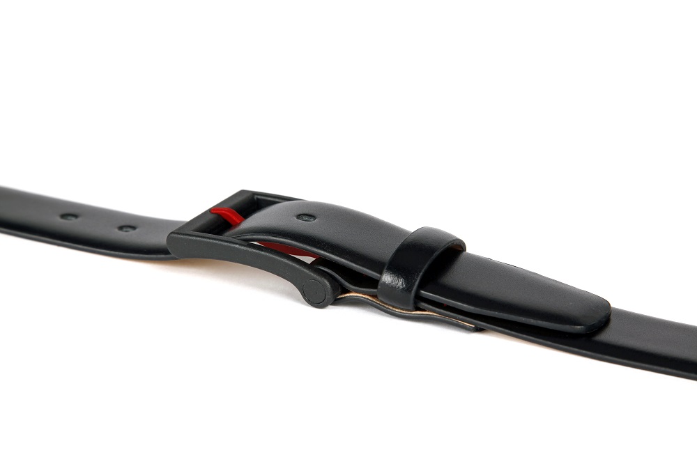 Flyerbelt Security Metallfreier Gürtel 105 cm-Mit dem roten Dorn Schwarz Flyerbelt Security Metallfreier Gürtel 105 cm-Mit dem roten Dorn Schwarz