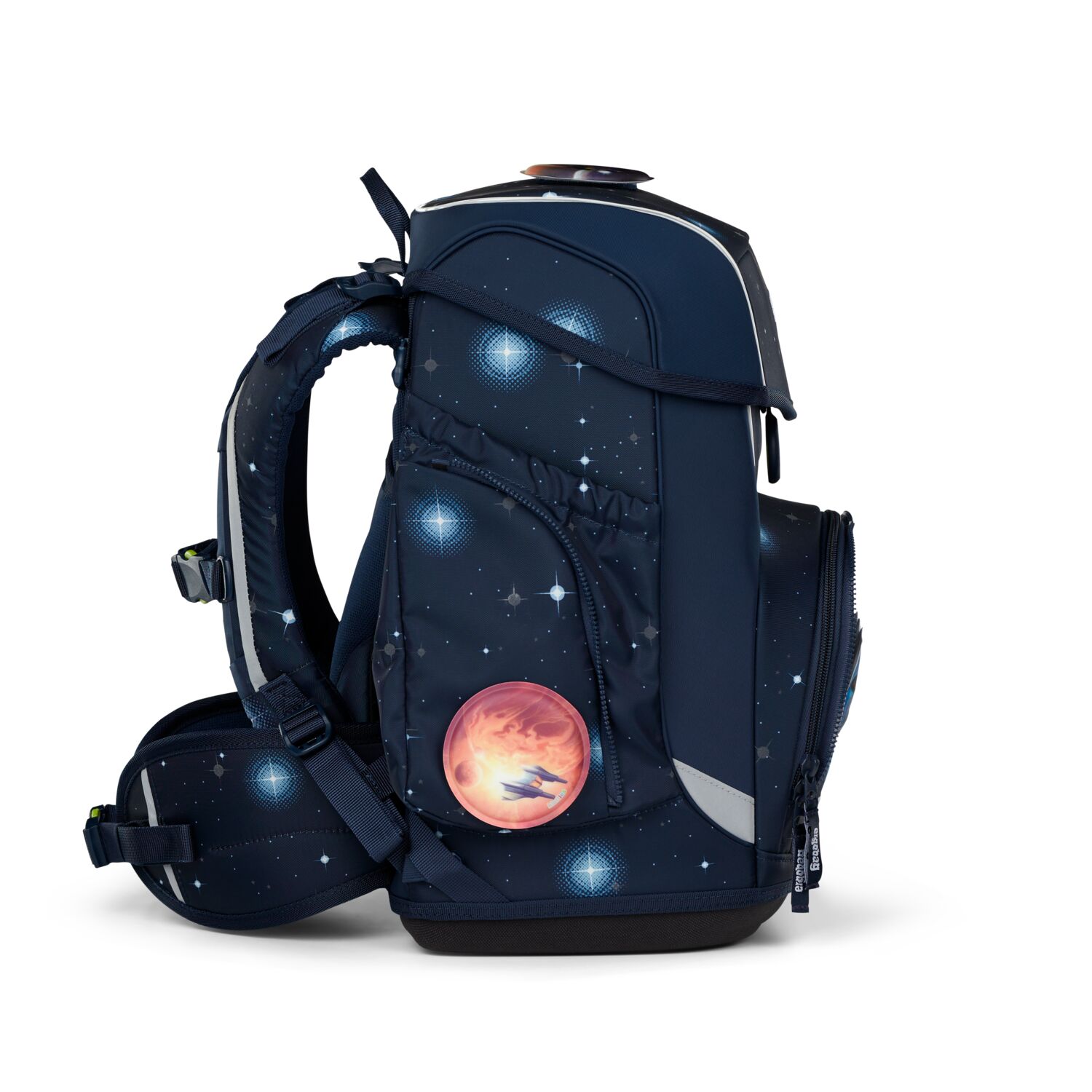 ergobag cubo GALAXY GLOW 5-teiliges Schulrucksack-Set 2025 KoBärnikus ergobag cubo GALAXY GLOW 5-teiliges Schulrucksack-Set 2025 KoBärnikus