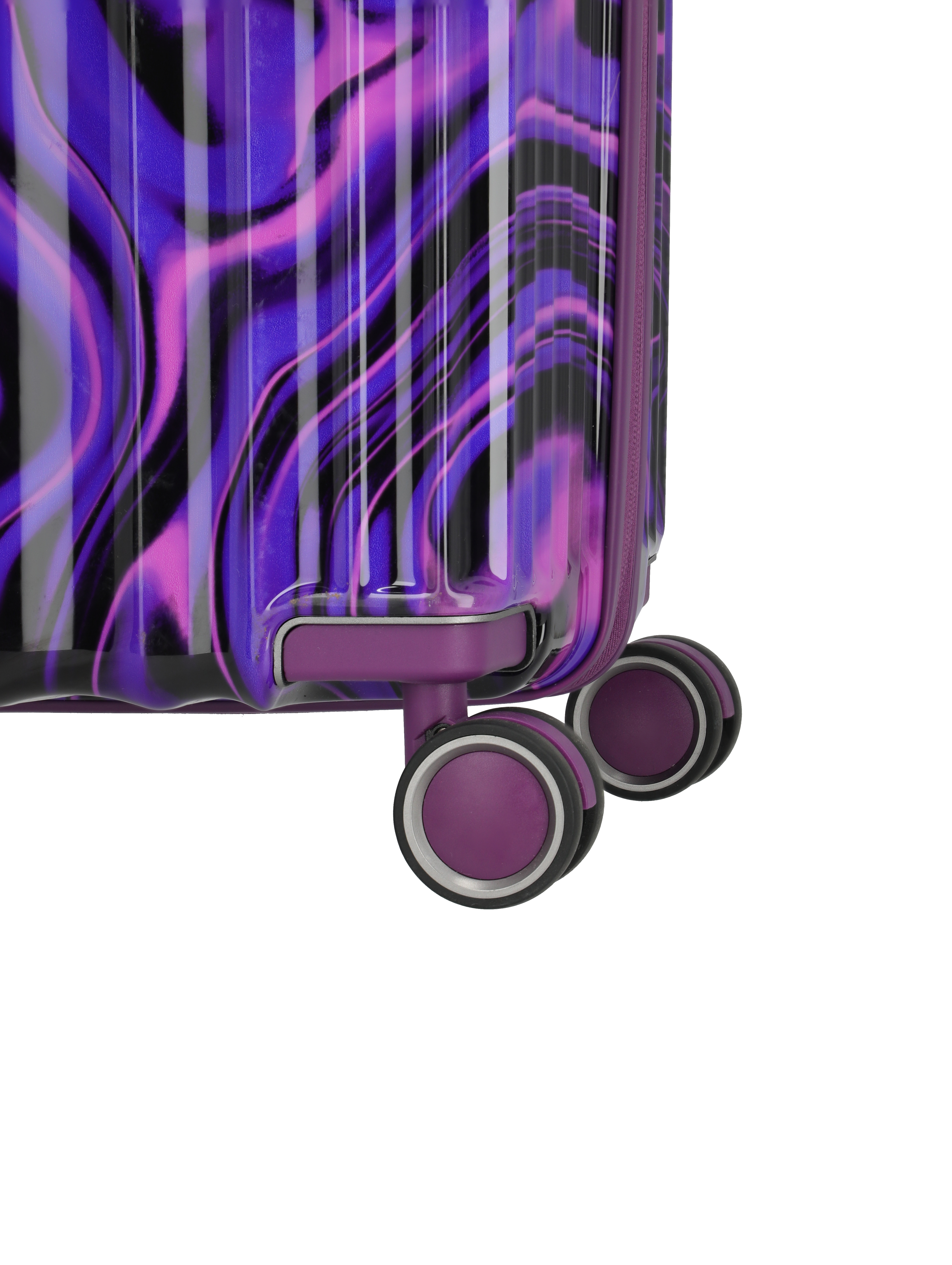 Travelite Lascana Edition 4w Trolley S Purple Swirl Travelite Lascana Edition 4w Trolley S Purple Swirl