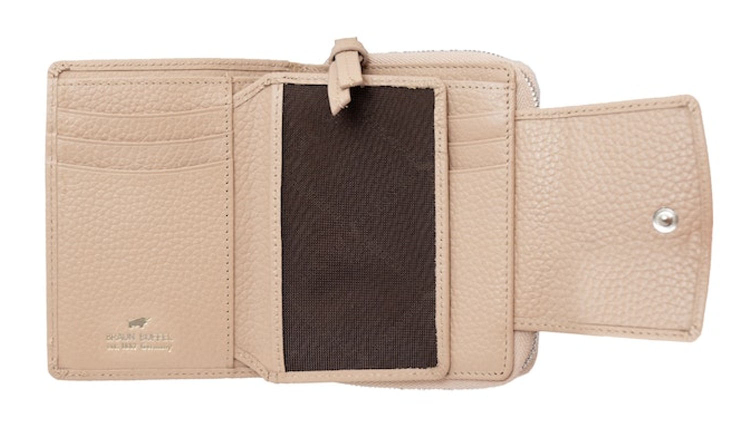 Braun Büffel Hanna RFID RV Geldbörse M 8CS creme