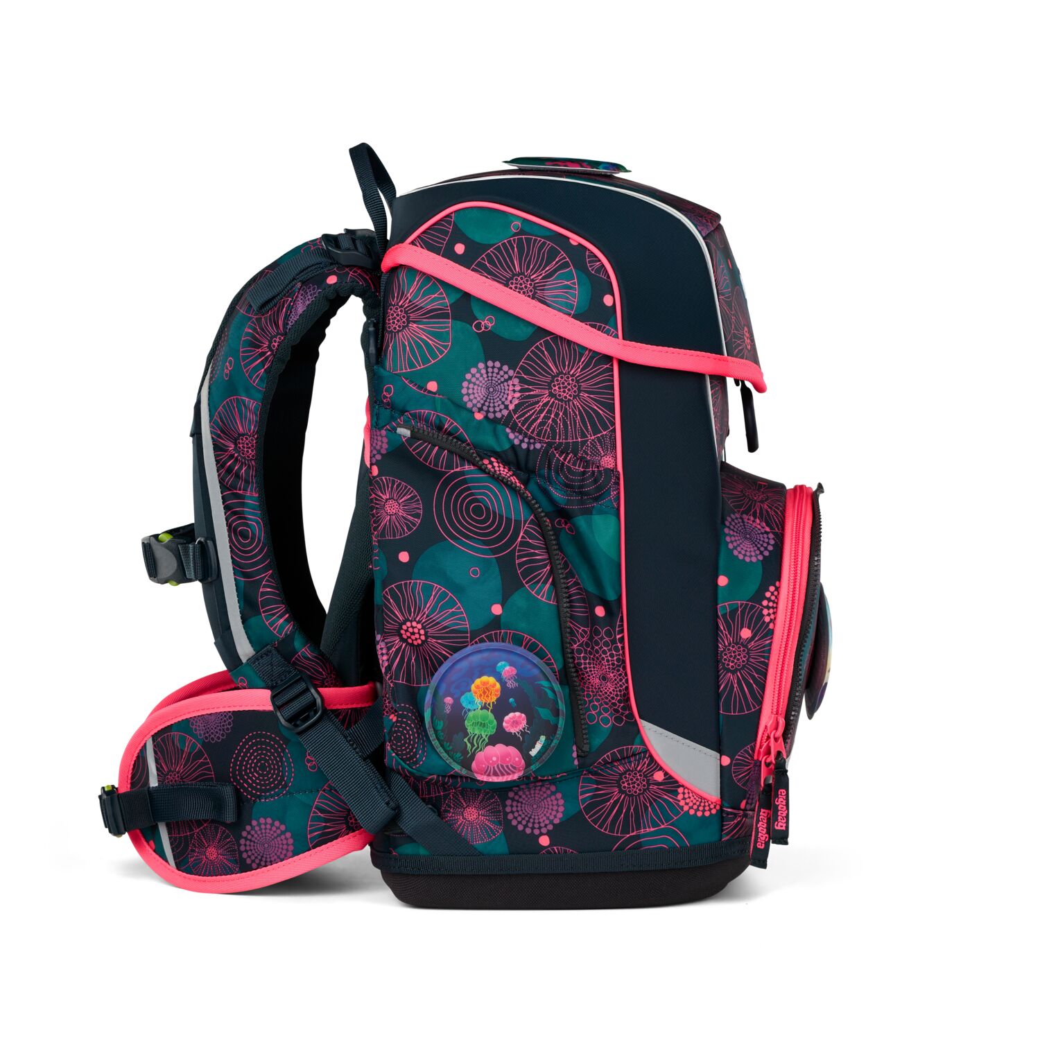 ergobag cubo 5-teiliges Schulrucksack-Set 2025 KorallBär ergobag cubo 5-teiliges Schulrucksack-Set 2025 KorallBär