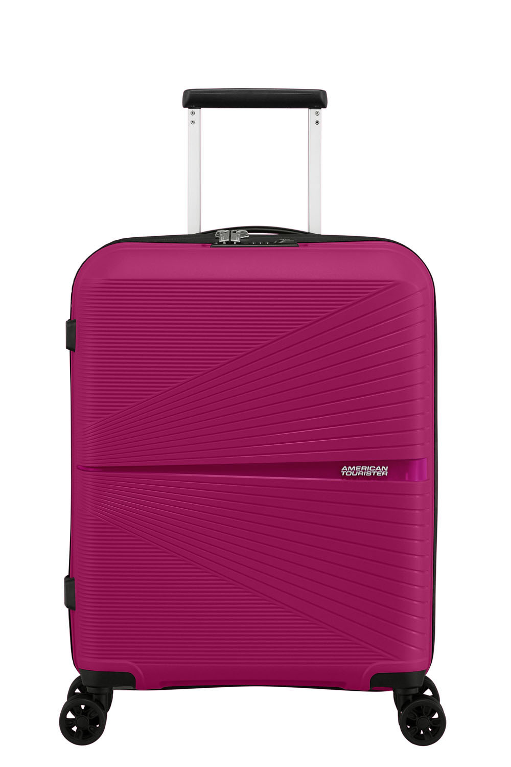 American Tourister Airconic Handgepäck Trolley 55cm mit 4 Rollen + GRATIS HOTELGUTSCHEIN Deep Orchid