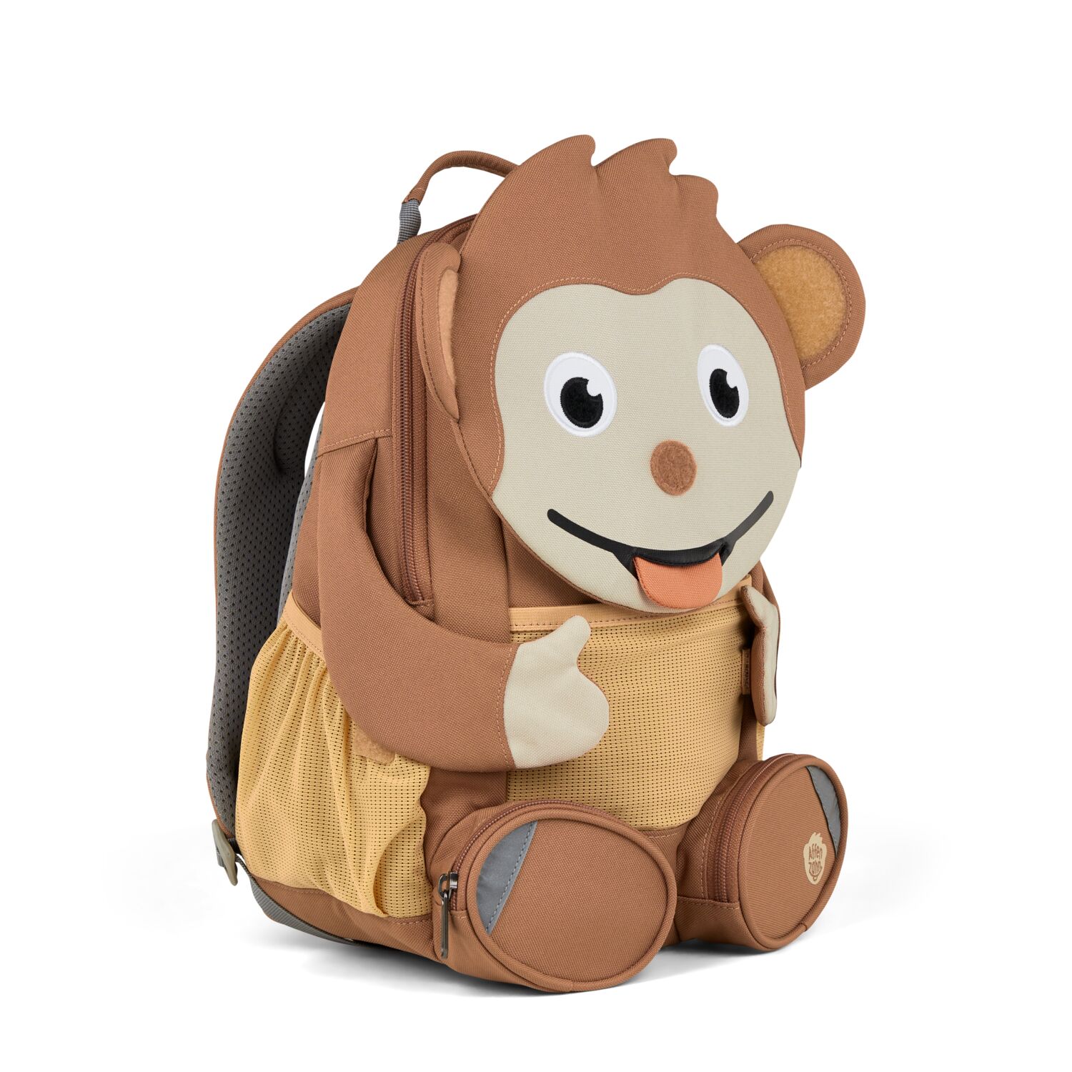 Affenzahn Großer Freund Affenzahn -Kindergartenrucksack Braun, Beige Affenzahn Großer Freund Affenzahn -Kindergartenrucksack Braun, Beige