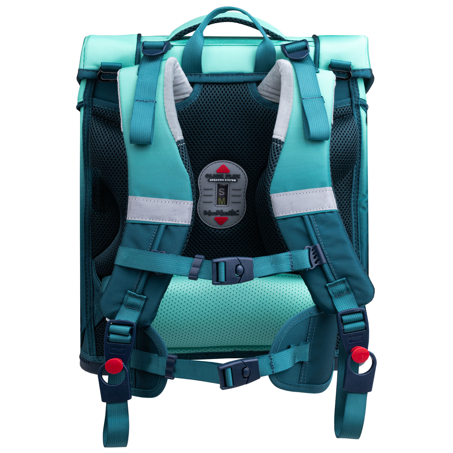 McNeill Perfecto Kollektion 2025 -Schulranzen-Set 5tlg., Gradient Blue Lagoon