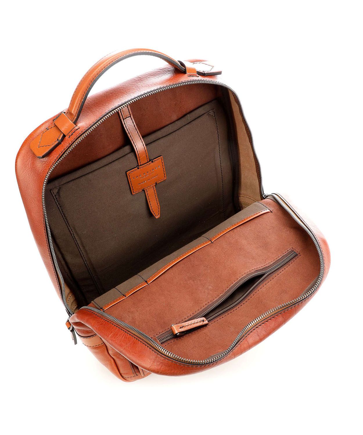 The Bridge Capalbio Laptop Rucksack Cognac The Bridge Capalbio Laptop Rucksack Cognac