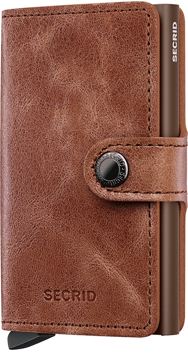 Secrid Miniwallet Vintage MV-Cognac-Brown