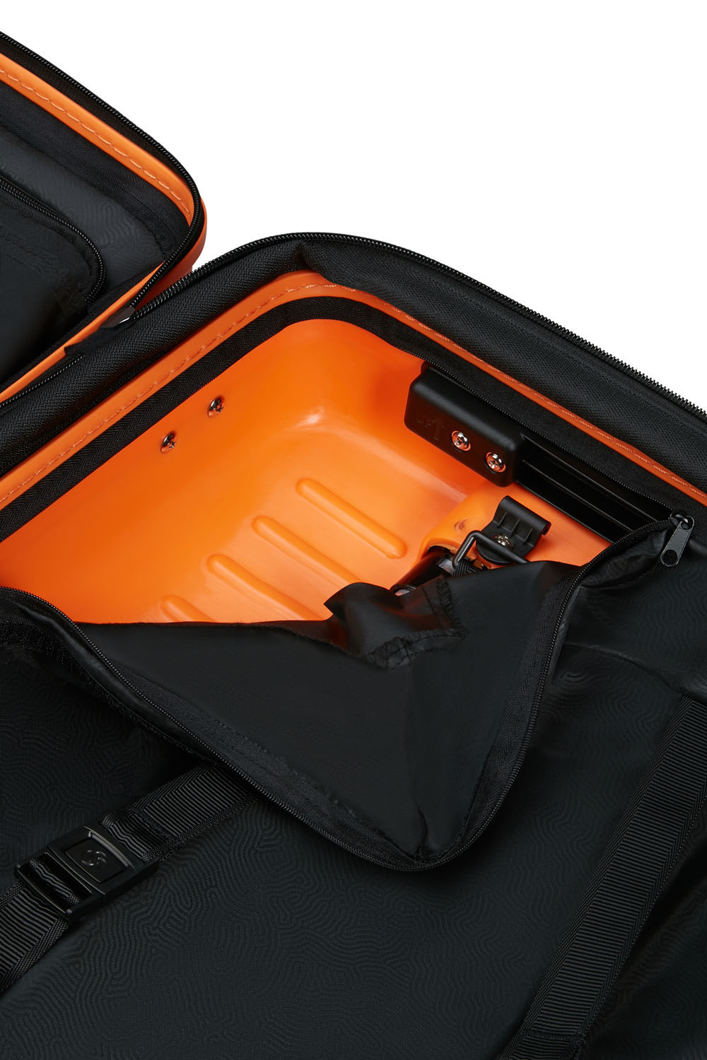 Samsonite Restackd Trolley mit 4 Rollen erweiterbar 81cm + GRATIS HOTELGUTSCHEIN Papaya