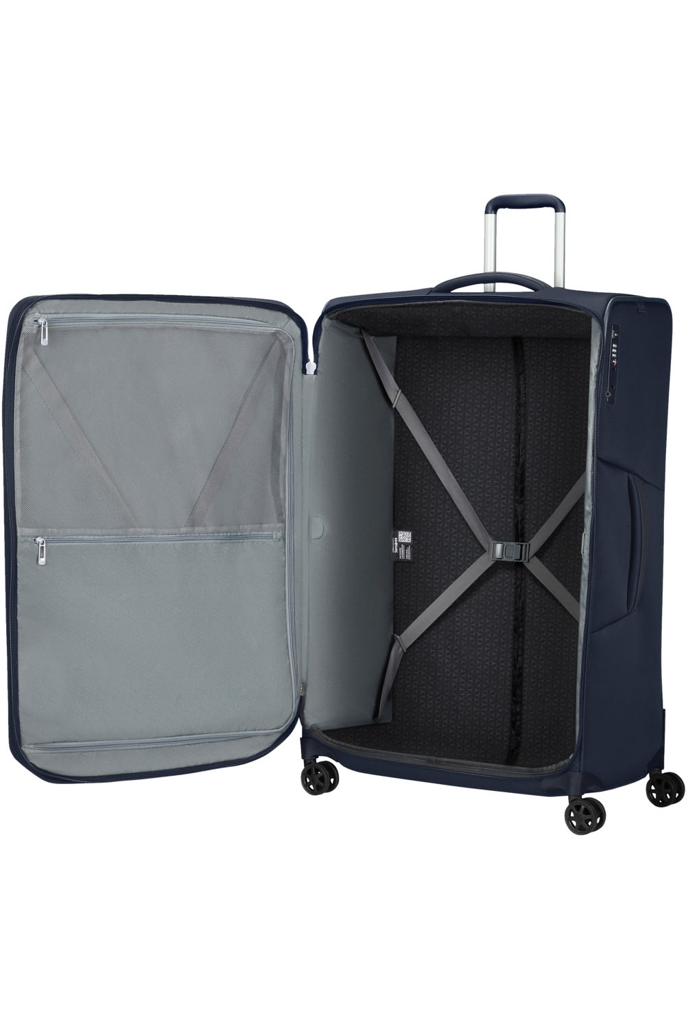 Samsonite Respark Trolley mit 4 Rollen erweiterbar 82cm + GRATIS HOTELGUTSCHEIN Midnight Blue