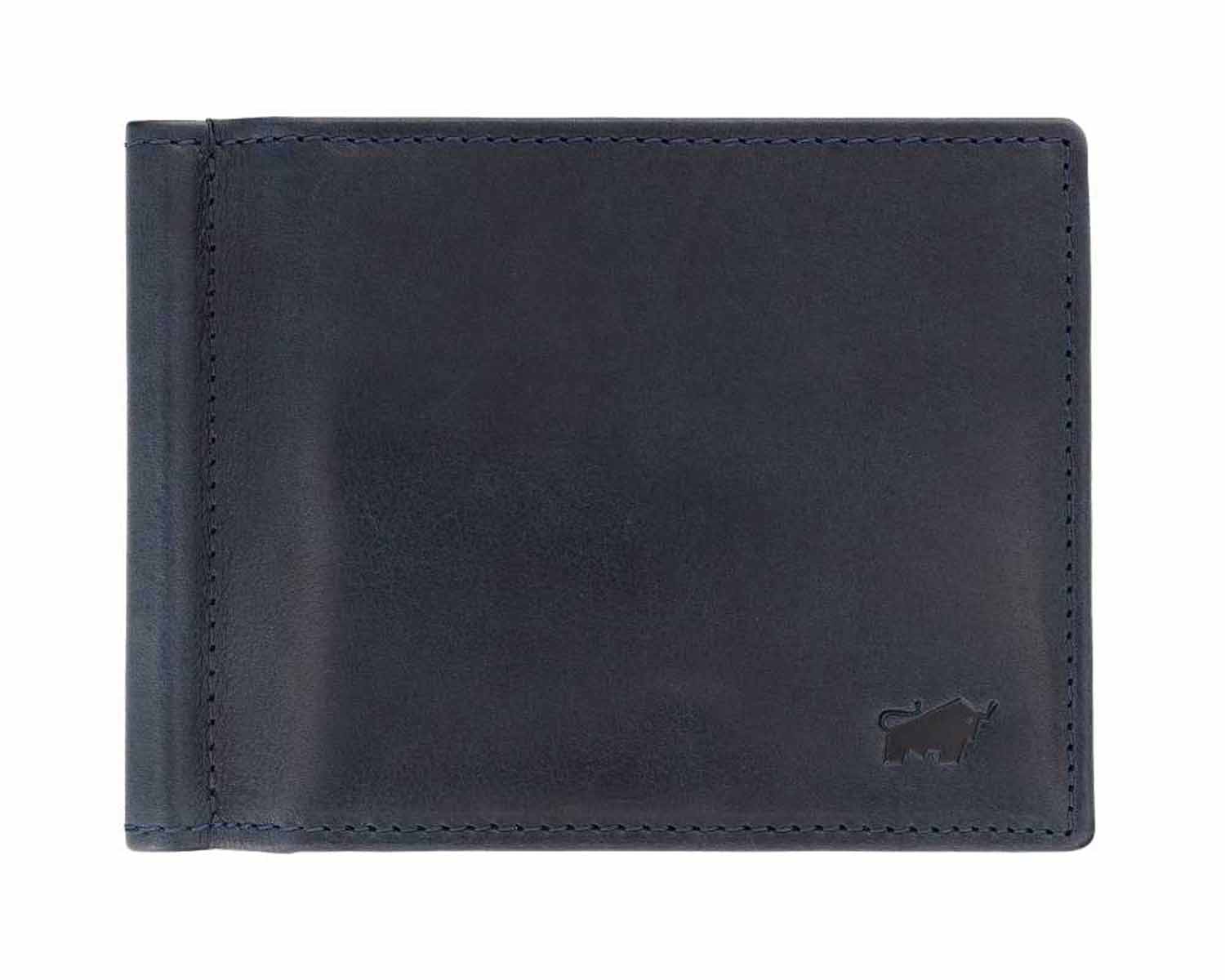 Braun Büffel AREZZO RFID Dollarclip 8CS dunkelblau Braun Büffel AREZZO RFID Dollarclip 8CS dunkelblau
