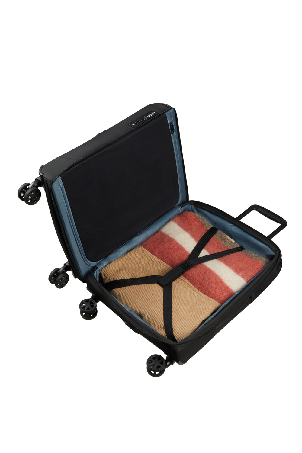 Samsonite Biz2Go TRVL Spinner 55/20 DF Exp + GRATIS HOTELGUTSCHEIN Schwarz
