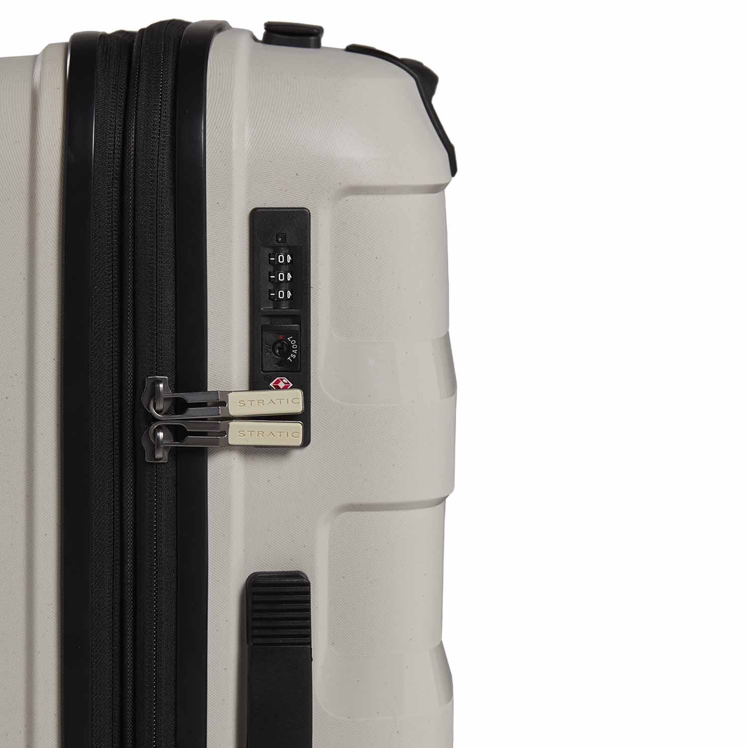 Stratic Straw + Hartschalen-Koffer M, erweiterbar beige Stratic Straw + Hartschalen-Koffer M, erweiterbar beige