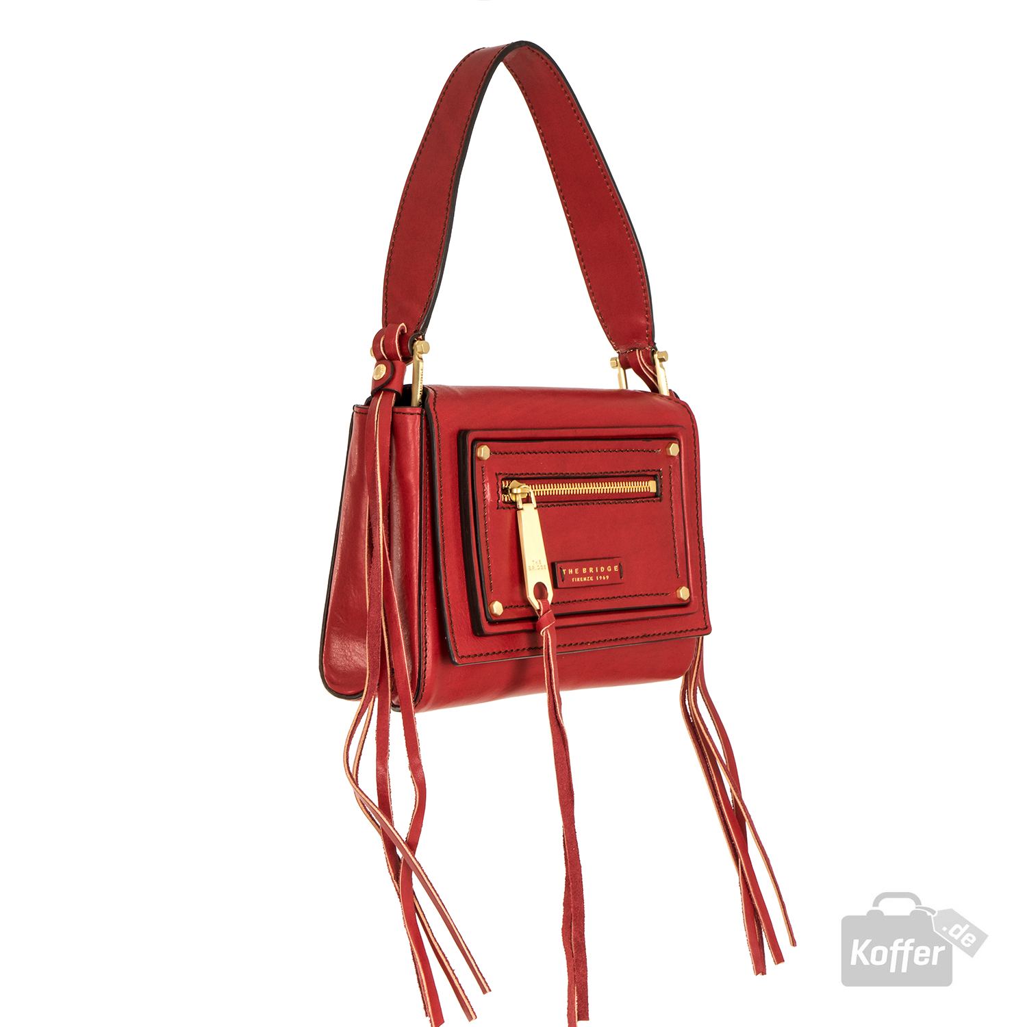 The Bridge Consuma Damentasche Kirschrot/Gold The Bridge Consuma Damentasche Kirschrot/Gold