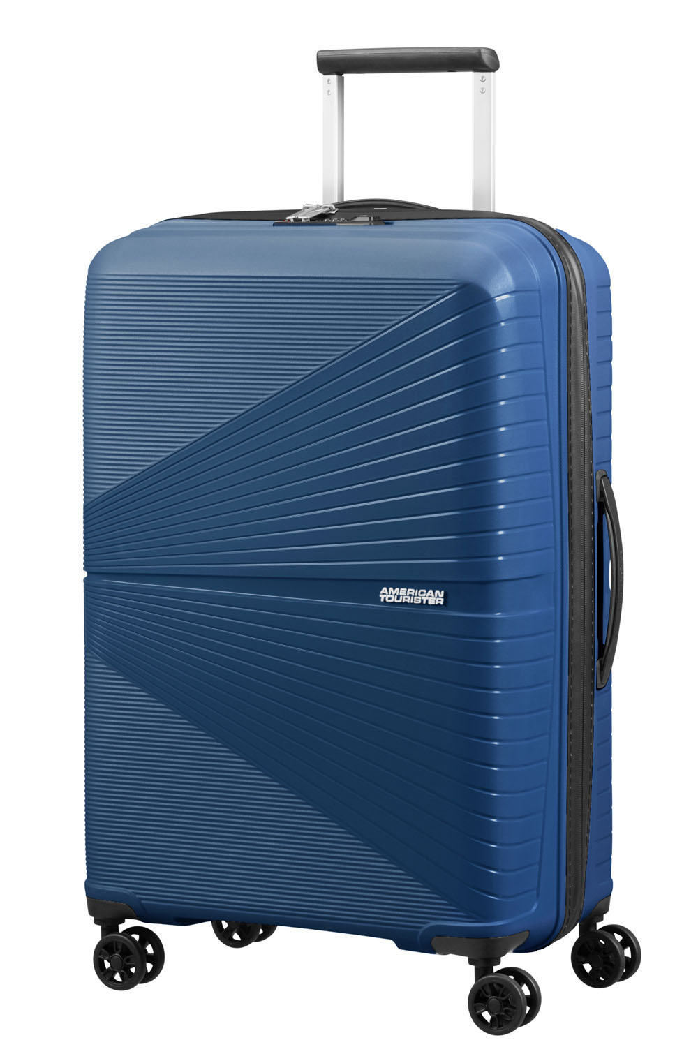 American Tourister Airconic Trolley 67cm mit 4 Rollen + GRATIS HOTELGUTSCHEIN Midnight Navy